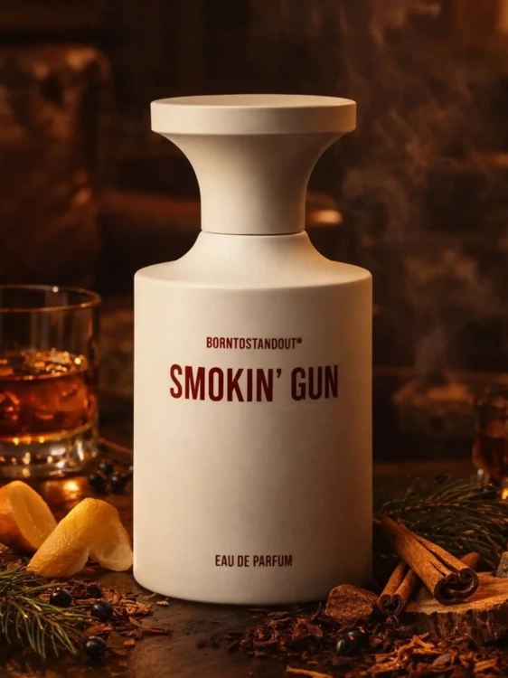 Odlewka Smokin' Gun – dymne nuty, tytoń i ambra tworzą intensywny, mroczny zapach o nocnym charakterze. Dostępny w Perfame.