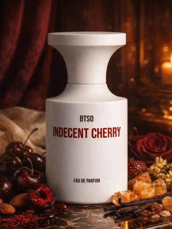 Odlewka Indecent Cherry – soczysta wiśnia, wanilia i ambra tworzą słodki, zmysłowy zapach gourmand. Dostępny w Perfame.