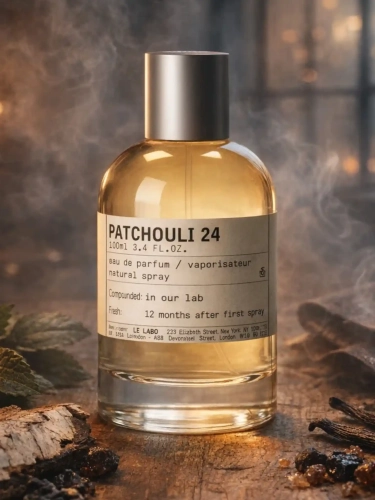Odlewka Le Labo Patchouli 24 – dymne nuty, wanilia i paczula tworzą surowy, niszowy zapach o charakterze ogniska. Dostępny w Perfame.