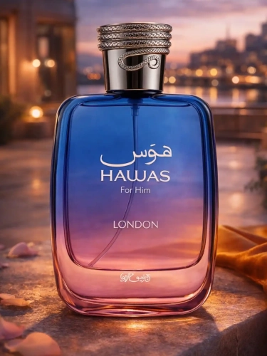 Odlewka Rasasi Hawas London – świeże cytrusy, przyprawy i drzewna baza tworzą nowoczesny, energetyczny zapach o miejskim charakterze. Dostępny w Perfame.