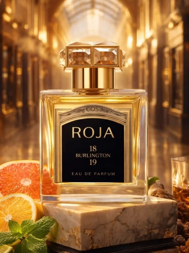 Odlewka Roja Parfums Burlington 1819 – cytrusy, rum i przyprawy tworzą luksusowy, świeżo-orientalny zapach o eleganckiej głębi. Dostępny w Perfame.