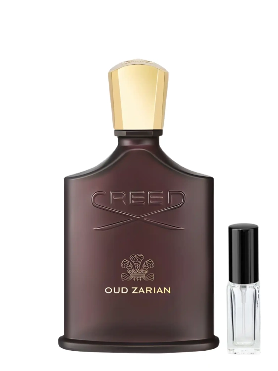 Odlewka Creed Oud Zarian – oud, przyprawy i drzewne nuty tworzą luksusowy, orientalny zapach o eleganckiej intensywności. Dostępny w Perfame.