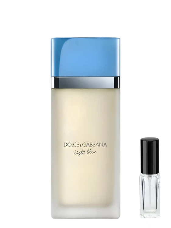 Odlewka Dolce &amp; Gabbana Light Blue Women – cytryna sycylijska, jabłko i cedr tworzą lekki, morsko-cytrusowy zapach idealny na lato. Dostępny w Perfame.
