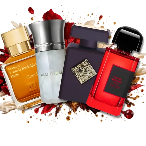 Zmysłowy zestaw szklanych odlewek Sztuka Uwodzenia w ofercie Perfame. Ciepłe i intrygujące nuty Initio, MFK i BDK idealnie sprawdzą się na wieczorne, romantyczne spotkania.