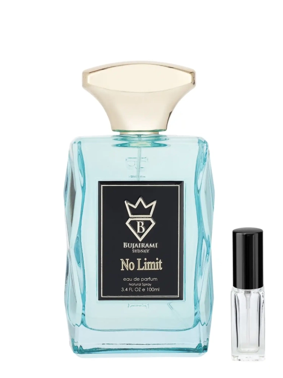 Odlewka nowoczesnego zapachu Bujairami No Limit w ofercie Perfame. Drzewne i przyprawowe nuty budują zdecydowany, męski charakter.