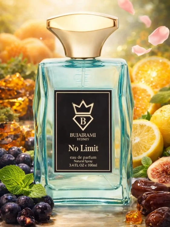 Odlewka nowoczesnego zapachu Bujairami No Limit w ofercie Perfame. Drzewne i przyprawowe nuty budują zdecydowany, męski charakter.