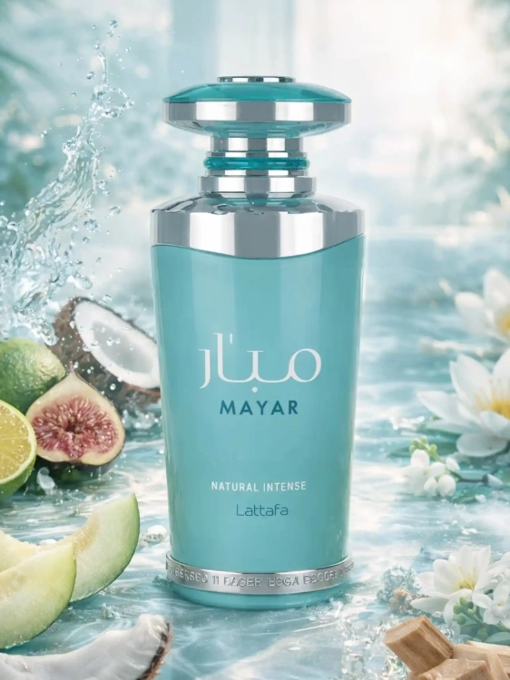 Odlewka orzeźwiającej kompozycji Lattafa Mayar Natural Intense w ofercie Perfame. Zielone i rześkie akordy zapewniają naturalną świeżość na co dzień.