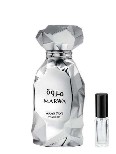 Odlewka orientalnego aromatu My Perfumes Arabiyat Prestige Marwa od Perfame. Ciepłe, słodkie nuty otulają luksusowym i tajemniczym blaskiem.
