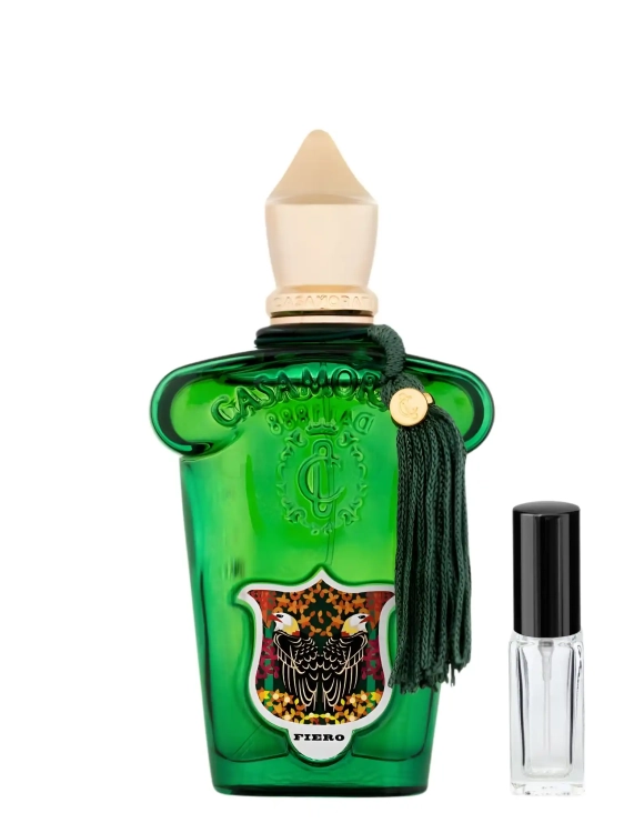 Odlewka klasycznej wody Xerjoff Casamorati Fiero z kolekcji Perfame. Cytrusowe i przyprawowe nuty łączą się w intensywny, koloński aromat.