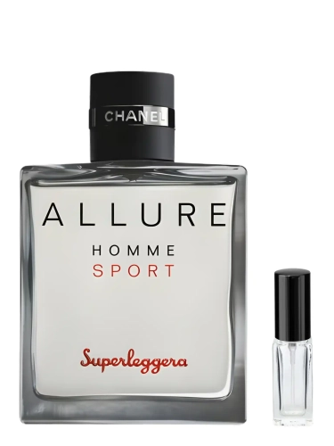 Odlewka dynamicznego zapachu Chanel Allure Homme Sport Superleggera od Perfame. Cytrusy i nuty drzewne budują sportową, świeżą kompozycję.