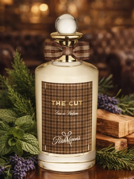 Odlewka eleganckiej wody Penhaligon's The Cut z kolekcji Perfame. Drzewne i aromatyczne akordy podkreślają klasyczny, brytyjski sznyt.