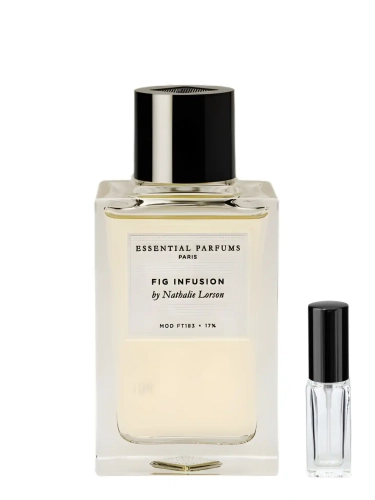 Szklana odlewka owocowo-drzewnego aromatu Essential Parfums Fig Infusion z kolekcji Perfame. Nuty figi i czarnej herbaty relaksują zmysły.