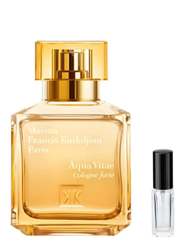 Odlewka słonecznej wody MFK Aqua Vitae Cologne Forte w ofercie Perfame. Cytrusy i kwiatowe akordy oddają uczucie ciepłego, letniego wiatru.