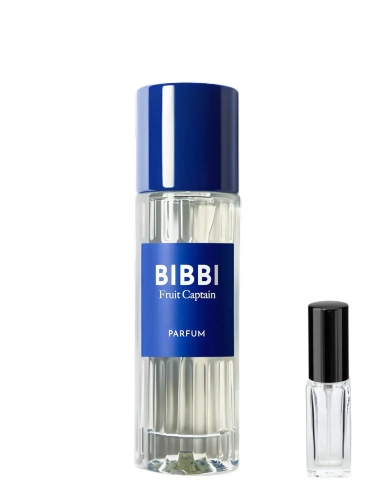 Szklana odlewka radosnej kompozycji Bibbi Parfum Fruit Captain dostępna w Perfame. Soczyste, owocowe akordy tworzą beztroski, letni aromat.