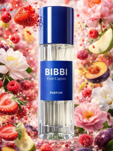 Szklana odlewka radosnej kompozycji Bibbi Parfum Fruit Captain dostępna w Perfame. Soczyste, owocowe akordy tworzą beztroski, letni aromat.