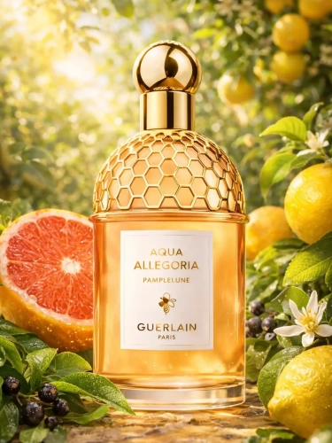 Odlewka wibrującej kompozycji Guerlain Aqua Allegoria Pamplelune w ofercie Perfame. Nuty grejpfruta i paczuli zapewniają gorzko-słodkie orzeźwienie.