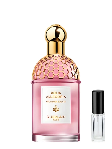 Odlewka soczystego aromatu Guerlain Granada Salvia w ofercie Perfame. Owoc granatu i szałwia tworzą pyszną, orzeźwiającą mieszankę.