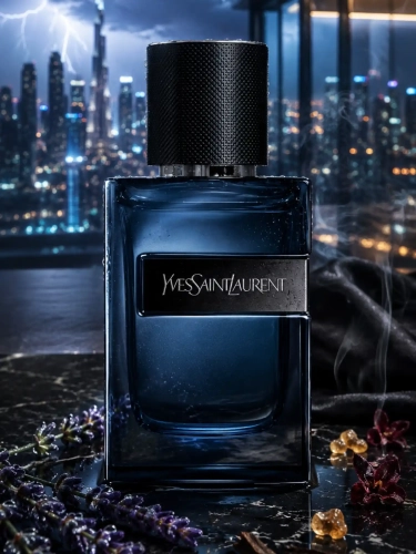 Odlewka intensywnego ekstraktu YSL Y L'Elixir od Perfame. Lawenda i oud uderzają potężną siłą dla nowoczesnego mężczyzny.