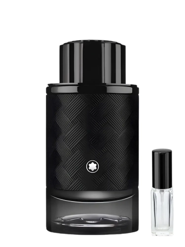 Odlewka męskiej wody Montblanc Explorer Extreme od Perfame. Drzewne i skórzane akordy kreują wyrazisty charakter.