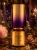 Szklana odlewka aromatu French Avenue Hypnotic Gold od Perfame. Złociste nuty bursztynu tworzą lśniący profil.