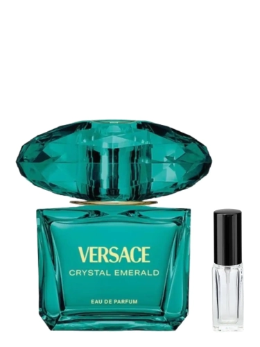Odlewka luksusowego zapachu Versace Crystal Emerald w ofercie Perfame. Kwiat lotosu i cytrusy tworzą świetlisty eliksir.