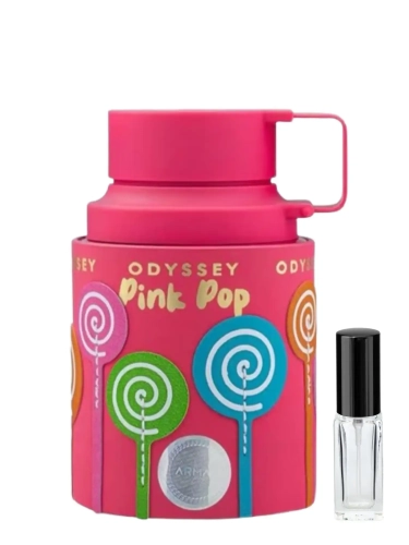 Odlewka słodkiej kompozycji Armaf Odyssey Pink Pop od Perfame. Cukierkowe nuty tworzą radosny, dziewczęcy aromat.