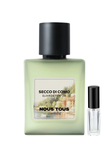 Odlewka eleganckiego aromatu NOUS TOUS Secco Di Como w ofercie Perfame. Rześkie i drzewne nuty przywodzą na myśl luksusowy, włoski wypoczynek nad jeziorem.