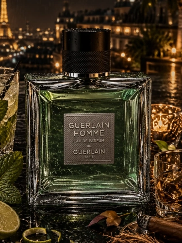 Odlewka orzeźwiającego aromatu Guerlain Homme EDP w ofercie Perfame. Mięta, limonka i rum przywodzą na myśl klasyczny, męski sznyt.
