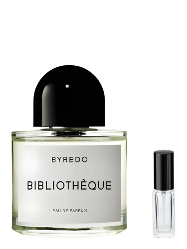 Odlewka klimatycznej kompozycji Byredo Bibliothèque w ofercie Perfame. Śliwka, paczula i skóra przywodzą na myśl zapach tradycyjnej biblioteki.