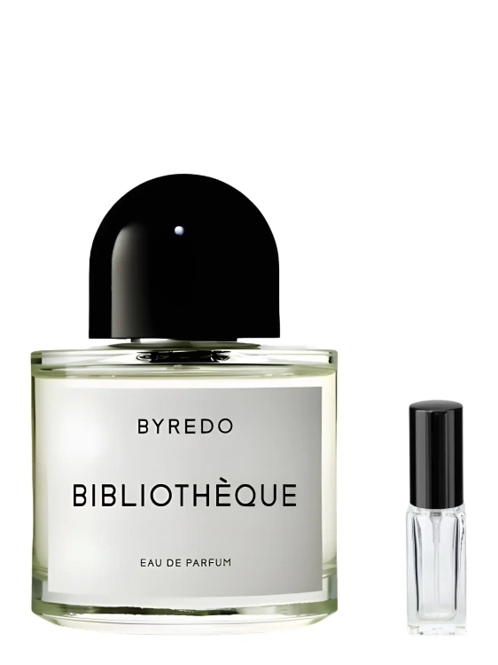 Odlewka klimatycznej kompozycji Byredo Bibliothèque w ofercie Perfame. Śliwka, paczula i skóra przywodzą na myśl zapach tradycyjnej biblioteki.
