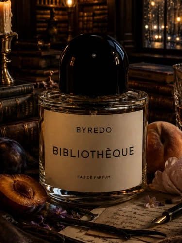 Odlewka klimatycznej kompozycji Byredo Bibliothèque w ofercie Perfame. Śliwka, paczula i skóra przywodzą na myśl zapach tradycyjnej biblioteki.