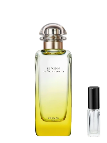 Szklana odlewka harmonijnego aromatu Hermès Le Jardin de Monsieur Li dostępna w Perfame. Kumkwat i jaśmin wprowadzają w stan orientalnego spokoju.