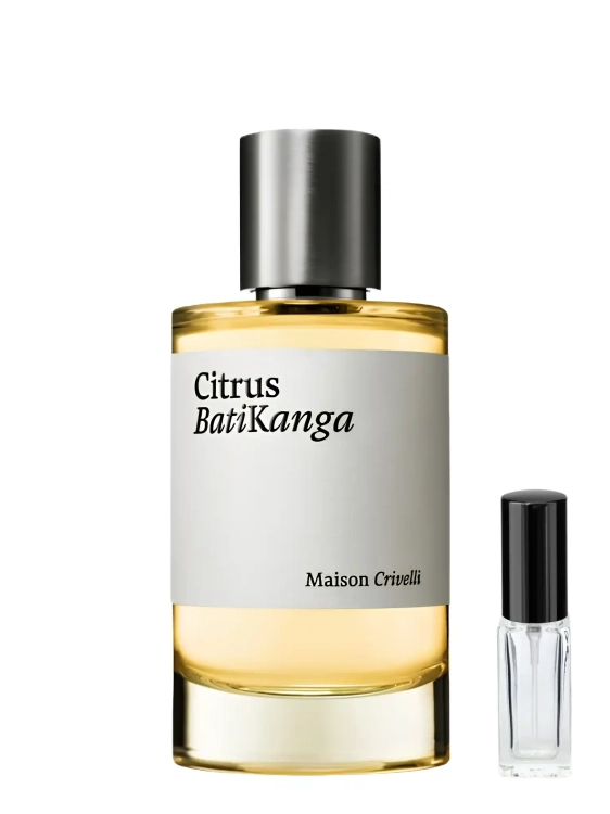 Odlewka cytrusowego aromatu Maison Crivelli Citrus Batikanga w ofercie Perfame. Gorzka pomarańcza i pikantne przyprawy tworzą wibrujący eliksir.