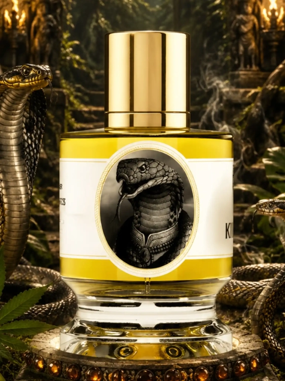 Odlewka drapieżnej kompozycji Zoologist King Cobra w ofercie Perfame. Intensywne żywice i nuty skórzane kreują niebezpieczny, magnetyczny profil.