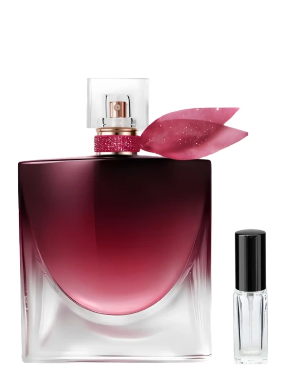 Szklana odlewka Lancôme La Vie est Belle L'Elixir Very Cherry od Perfame. Damski zapach z czereśnią, liściem fiołka i oudem.