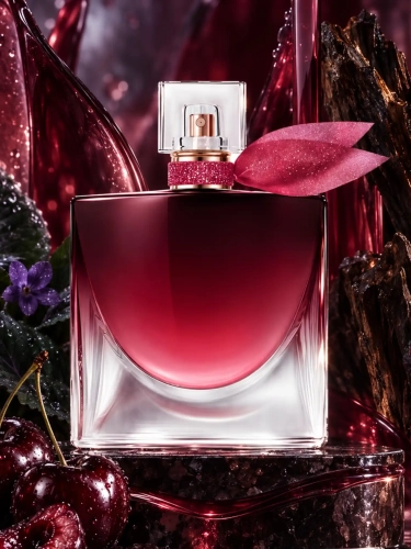 Szklana odlewka Lancôme La Vie est Belle L'Elixir Very Cherry od Perfame. Damski zapach z czereśnią, liściem fiołka i oudem.