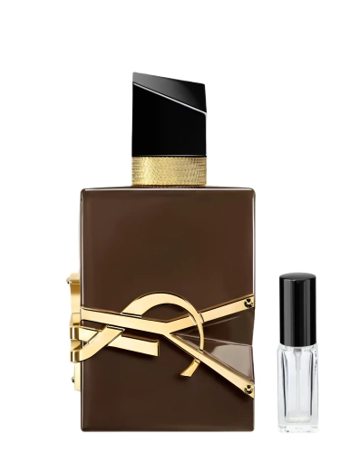 Szklana odlewka Yves Saint Laurent Libre Santal Couture od Perfame – damski zapach z lawendą, kwiatem pomarańczy i drzewem sandałowym.