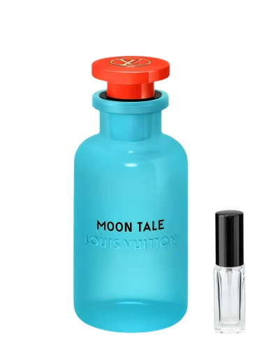 Szklana odlewka Louis Vuitton Moon Tale od Perfame – świeże perfumy unisex z maliną, piwonią, magnolią i jaśminem.