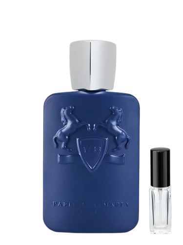 Szklana odlewka Parfums de Marly Percival od Perfame – świeże perfumy unisex z lawendą, mandarynką, bergamotką i ambroksanem.
