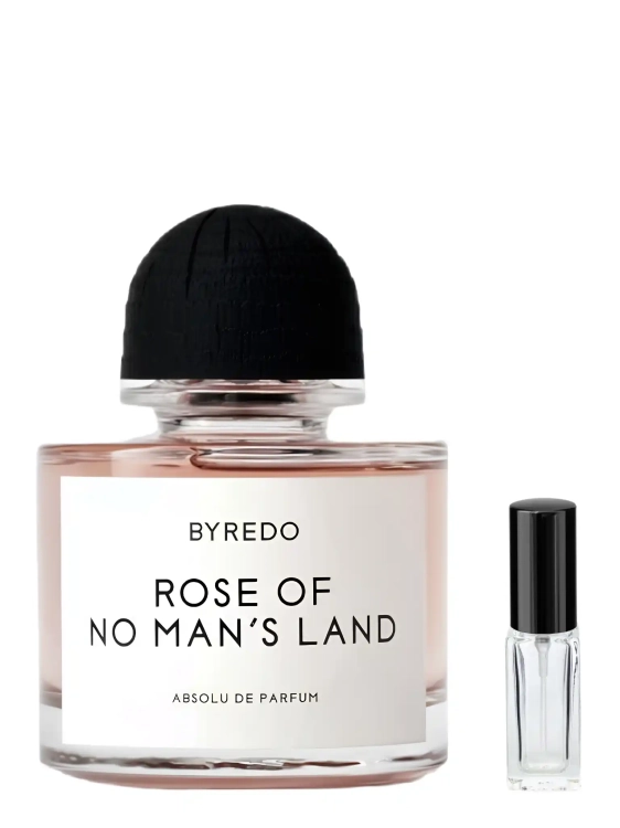 Szklana odlewka Byredo Rose of No Man's Land Absolu od Perfame – perfumy unisex z maliną, szafranem, czarną porzeczką i piwonią.